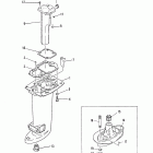 20C (THRU PROP. EXHAUST) 6A9-000101 THRU 010111 Корпус вертикального вала