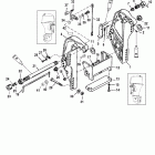 45 BODENSEE (4-STROKE) 0G760300 THRU 0T178499 Кронштейн крепления к транцу