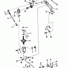 18XD 7209533 THRU 0A730006 Throttle and shift linkage (mariner)(manual)