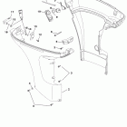 45 BODENSEE (4-STROKE) 0G231123 THRU 0G760299 Нижняя часть колпака