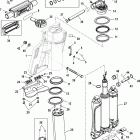 200 VERADO (4-STROKE)(6 CYL.) 1B517434 & Up Power trim / steering cylinder