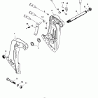 225 (3.0L CARB) 0D280813 THRU 0G760299 Transom brackets(s / n-0g590000 and up)