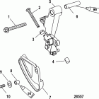 40 Carb (3 CYL.)(4-STROKE) 1C018826 & Up Дросель