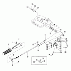 40A (ABOVE PROP. EXHAUST) 676-A007736 ANU UP      (M) Румпель