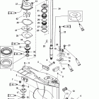 200 (3.0L DFI)(DTS) 1B417702 THRU 1B504988 Корпус редуктора, вертикальный вал