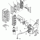 100 (4 CYL.) 0B209468 THRU 0D283221 Впускной коллектор и блок лепестковых клапанов