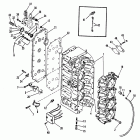 100 (4 CYL.) 0B209468 THRU 0D283221 Блок цилиндров и коленчатый вал