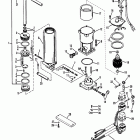 100 (4 CYL.) 0B209468 THRU 0D283221 Power trim components(single ram power trim)