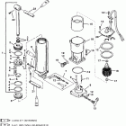 55 (3 CYL.) 0G290585  THRU 0G589999 Power trim components (s / # 0g357070 & below) (black fi...