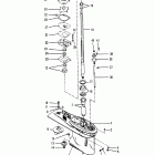 90 (3 CYL.) 0C222000 THRU 0D283221 Gear housing(drive shaft)