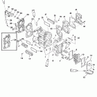 25 (2 CYL.) 1B000001 & Up Блок цилиндров и крышки