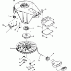 20 (2 CYL.) 0B238464 THRU 0G044026 Ручной стартер в сборе