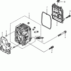 9.9 (4-STROKE)(209cc) 0R042475 & Up Головка цилиндра