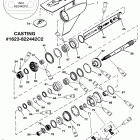 200 (DFI) 0G386496 THRU 0G589999 Gear hsg(prop shaft)counter rotation(g437999 & below)