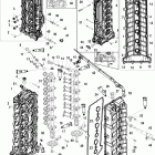 200 VERADO (4-STROKE)(6 CYL.) 1B381712 THRU 1B517433 Головка цилиндров и распредвал