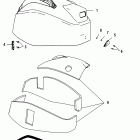 40 Carb (3 CYL.)(4-STROKE) 1C018826 & Up Верхняя часть колпака