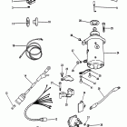 40 (2 CYL.) 5556230 AND UP Starter motor, rectifier and wiring harness (electric on...