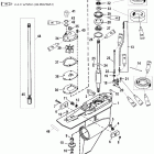 200 (DFI) 0G760300 THRU 0G960499 Gear housing, driveshaft - counter rotation