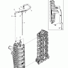 200 VERADO (4-STROKE)(6 CYL.) 1B517434 & Up Charge cooler / intake manifold hose routings