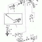 20 (2 CYL.) 0B238464 THRU 0G044026 Дроссель и приводная штанга  переключения передач (перек...