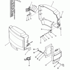 50 (3 CYL.) 0A721308 & Up Cowling and front cover