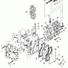 40B (THRU PROP. EXHAUST) E-676-B100461 THRU B102785 Crankcase and cylinder head