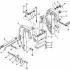 55 (3 CYL.) 0D000750 THRU 0G290584 Clamp bracket (55) (s / n: 0d181999 and below)