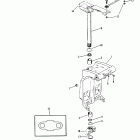100 (4 CYL.) 0B209468 THRU 0D283221 Swivel bracket and steering arm(8709c6  /  818904c)