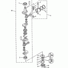 30A 689-321377 THRU 689-250100      (E) Коленвал и поршни