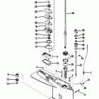 40 (2 CYL.) 5556230 AND UP Корпус редуктора, вертикальный вал