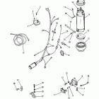 50 (3 CYL.) 0A721308 & Up Starter motor, solenoid and rectifier