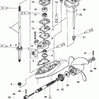 5 (2-STROKE) 0T894439 & Up Gear housing components