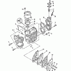 30A 689-321377 THRU 689-250100      (E) Crankcase and cylinder head