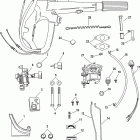 9.9 (4-STROKE)(209cc) 0R042475 & Up Tiller handle conversion kit-electric, 889246a79
