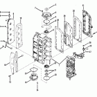 50 (4 CYL.) 5531630 AND UP End caps and exhaust cover