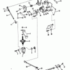 18XD 7209533 THRU 0A730006 Throttle and shift linkage (mercury)(manual)