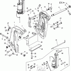 90 (3 CYL.) 0G760300 THRU 0T979999 Transom bracket(sn- usa 0t801000 /  bel 0p268000 and up)
