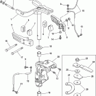 15 Carb(2CYL)(4-STROKE) 0R235949 & Up Рулевой рычаг  /  поворотный кронштейн, ручной наклон