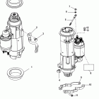 100 EFI (4-STROKE) 1B366823 & Up Стартер