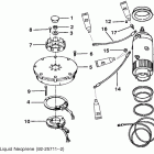 30 JET 0C159200 THRU 0G589999 Flywheel, stator and starter motor