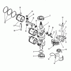 50 (3 CYL.) 7208333 THRU 0A721307 Коленчатый вал, поршни и шатуны