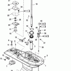 115 EFI (4-STROKE) 1B366823 & Up Корпус редуктора, вертикальный вал