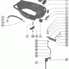 140 5443030 AND UP Bottom cowl and shift linkage