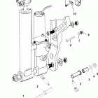 30 (2 CYL.) 1B000001 & Up Крепление механизма гидроподъема Power Trim