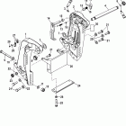 115 EFI (4-STROKE) 1B366823 & Up Кронштейн крепления к транцу