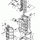 115 EFI (4-STROKE) 1B227000 THRU 1B366822 Блок цилиндров