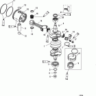125 DFI (3 CYL.)(1.5L) 1B736885 & Up Коленчатый вал, поршни и шатуны