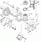 4 (4-STROKE) 0R067090 & Up Clamp brackets