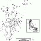 40 Carb (3 CYL.)(4-STROKE) 1C018826 & Up Поворотный кронштейн