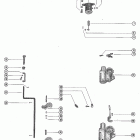 500 2742142 THRU 7051982 Carburetor linkage and choke solenoid
